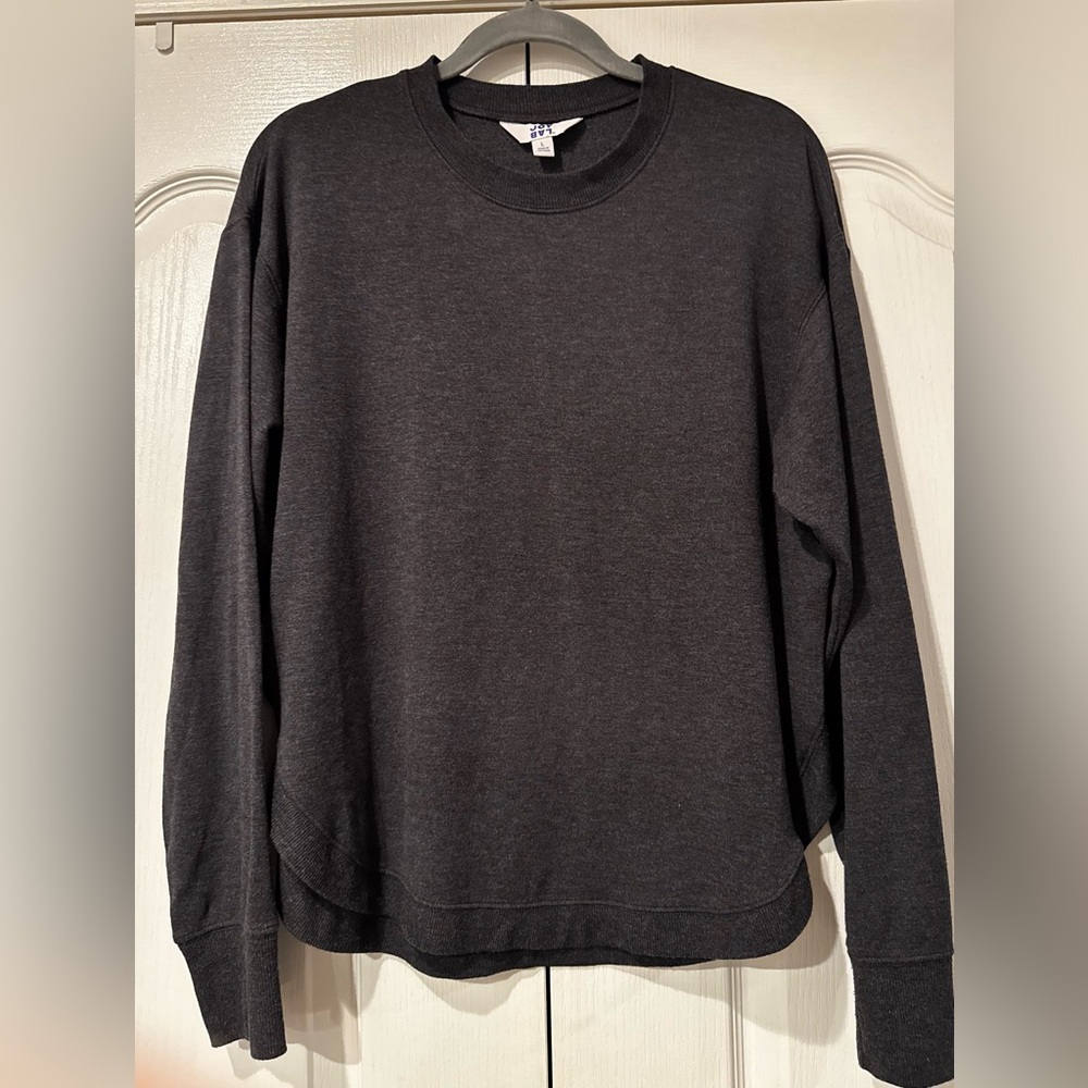 JoyLab Charcoal Crewneck Sweatshirt - Size L